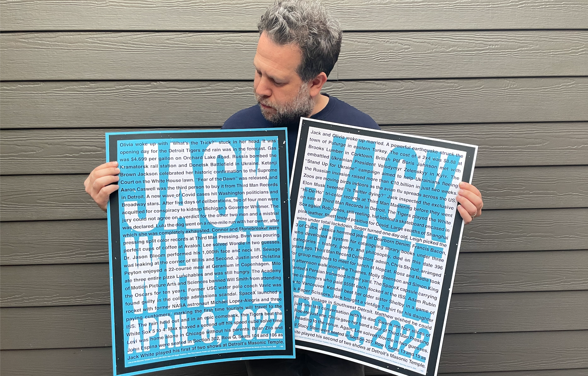 Jack White Concert Poster Ready to Frame Reprint
